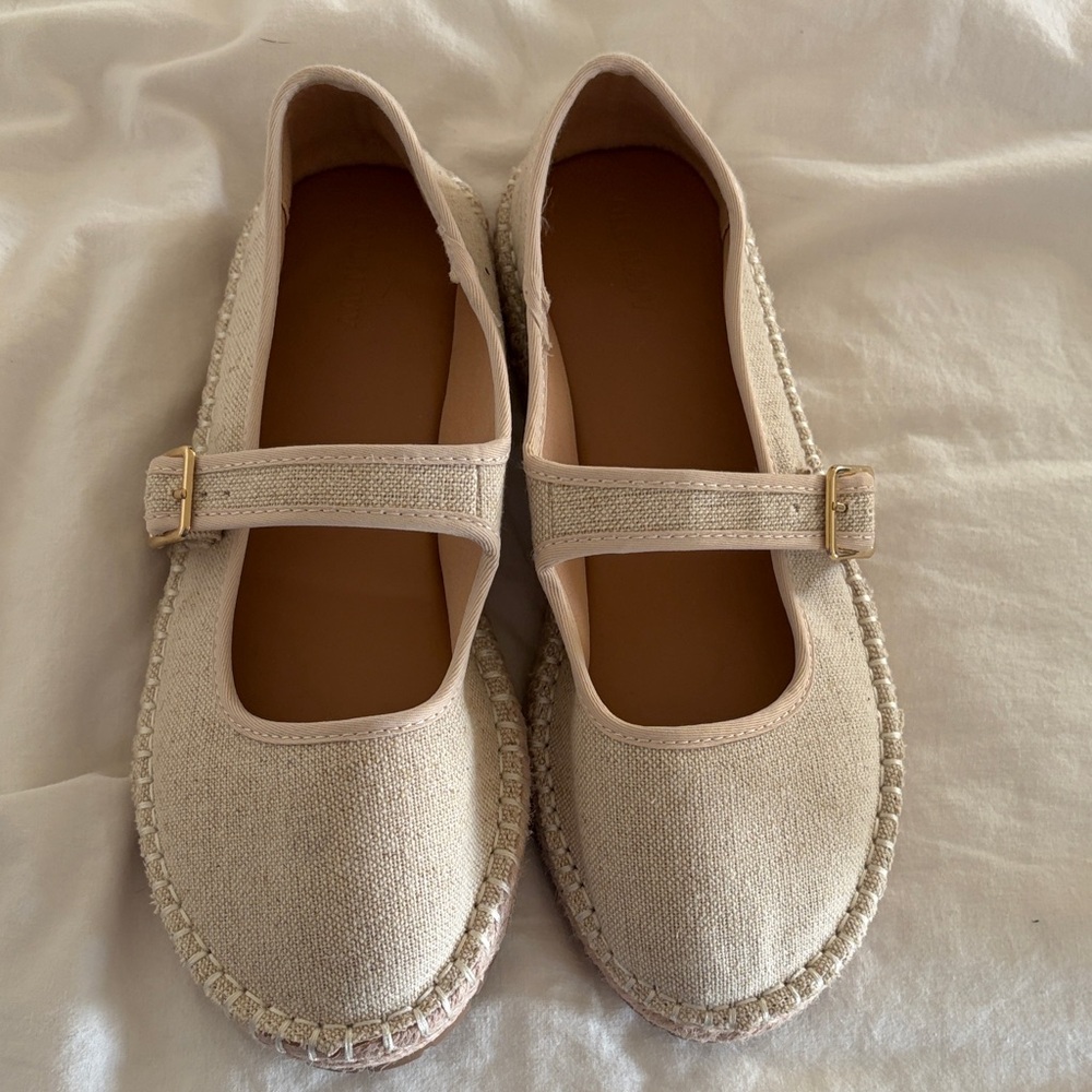 Old Navy Cream Espadrille Flats